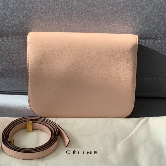 Authentic CELINE Goatskin Medium Classic Box Flap - Picture 3 of 10